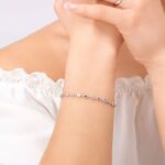 Ασημένιο βραχιόλι 925 ριβιέρα με ζιργκόν πέτρες - Image 2
