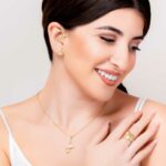 Χειροποίητο ασημένιο δαχτυλίδι με φύλλα και μαργαριτάρι DA402 - Image 3