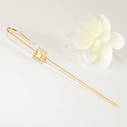 Ear pin cuff σκουλαρίκι τετράγωνο | Lalino.gr