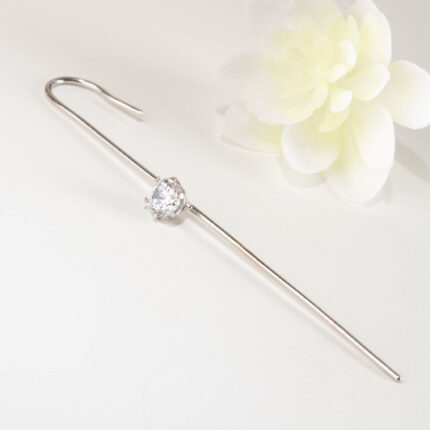 Ear pin cuff μονόπετρο σκουλαρίκι | Lalino.gr