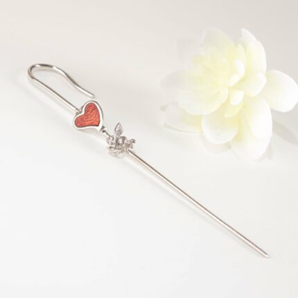 Ear Pin Cuff Σκουλαρίκι Καρδούλα | Lalino.gr