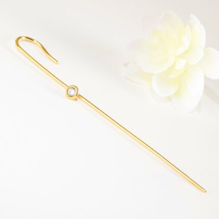 Ear pin cuff σκουλαρίκι μονόπετρο | Lalino.gr