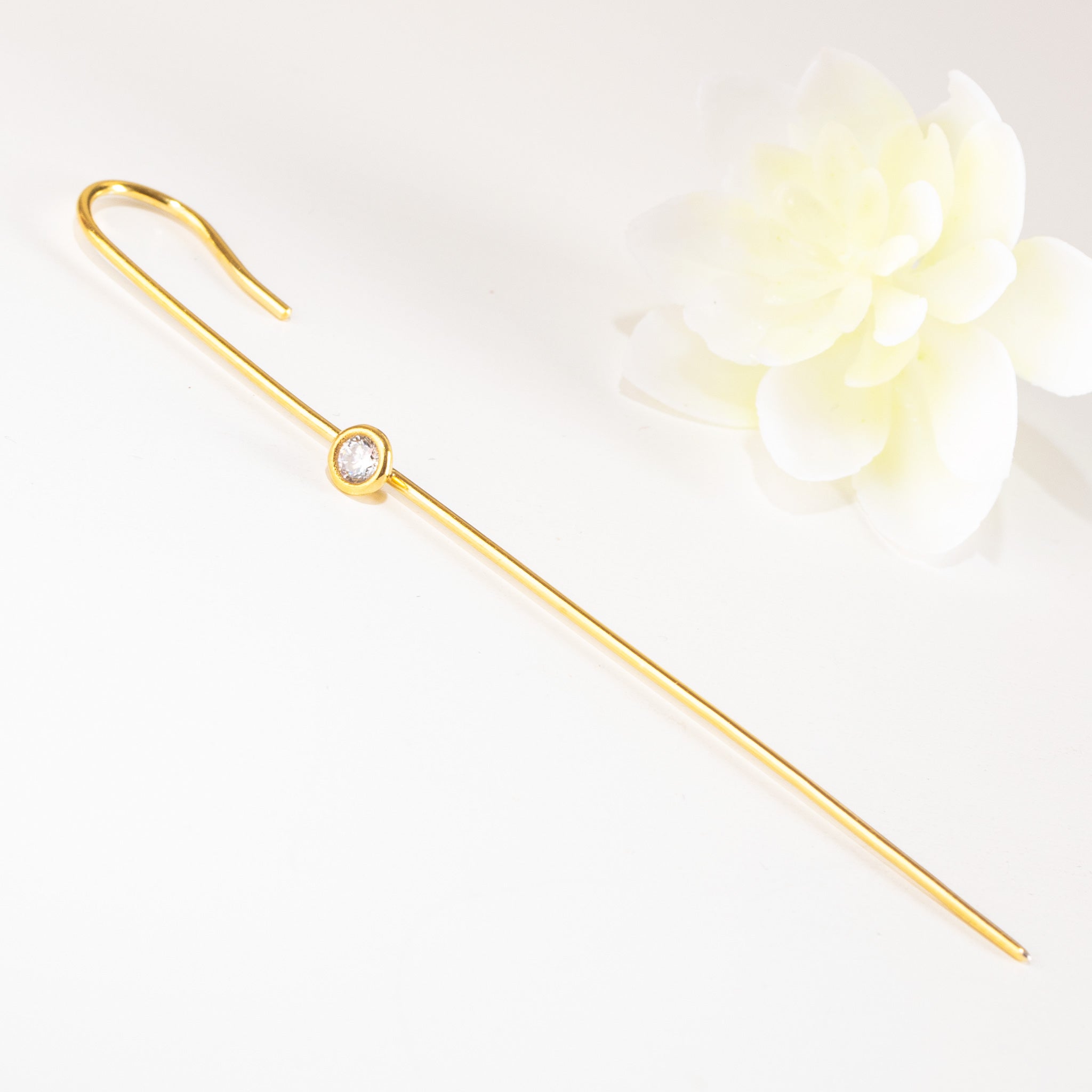 SKN529-web Ear pin cuff σκουλαρίκι μονόπετρο | Lalino.gr