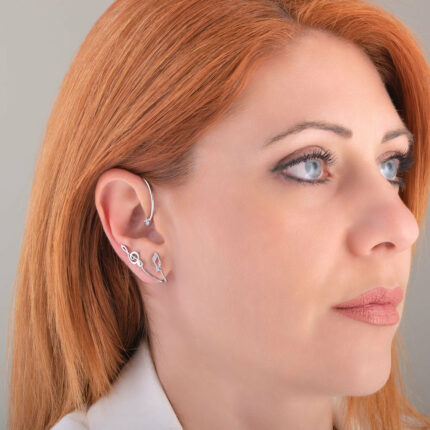 Ear cuff σκουλαρίκι νότες | Lalino.gr