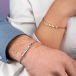 Ασημένιο Βραχιόλι Μπάρα με Ονόματα & Ημερομηνίες - Image 2