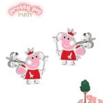 Ασημένια Παιδικά Σκουλαρίκια 925 Pretty Pig - Image 4