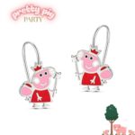 Ασημένια Παιδικά Σκουλαρίκια 925 Pretty Pig - Image 2